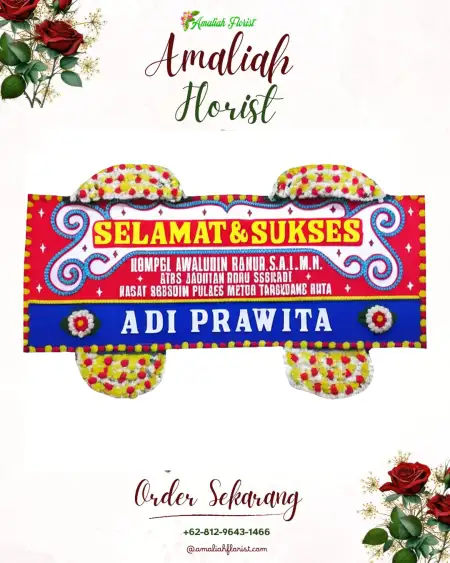 Papan Bunga Ucapan Selamat Kapa